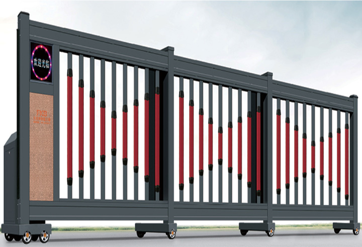 重庆灰色智能电动分段门04